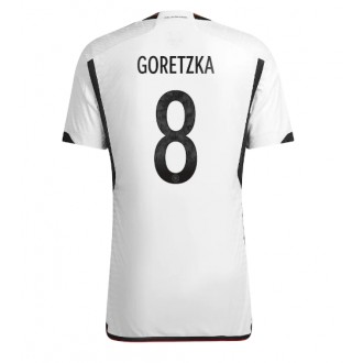 Tyskland Leon Goretzka #8 Hemmatröja VM 2022 Korta ärmar